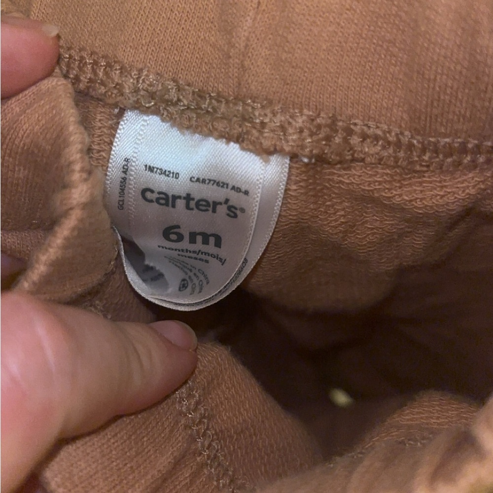 💙 5 for $25 💙 Carter’s Fleece Vest and Tan Pants Set - Picture 3 of 3